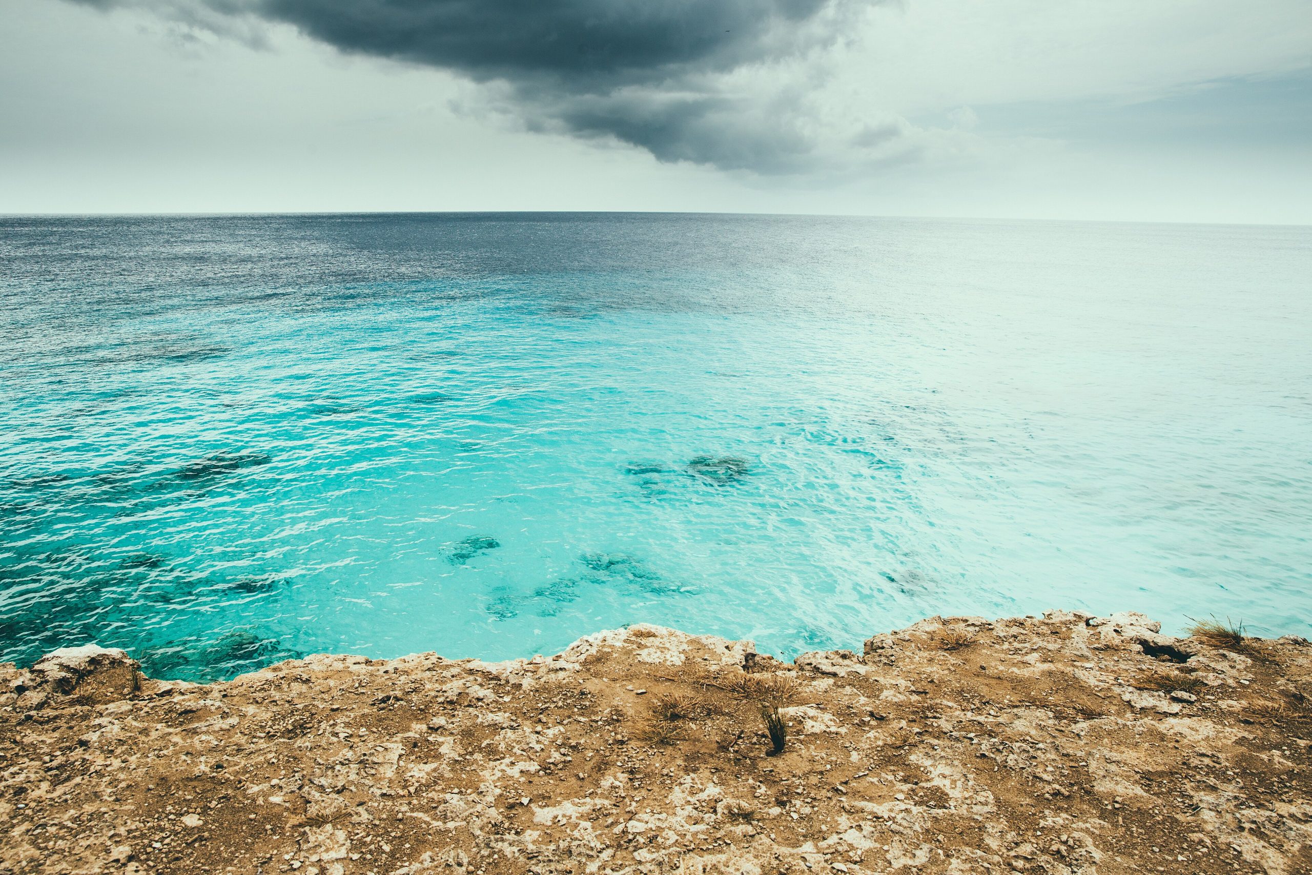 Ocean view in the Caribbean Netherlands